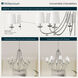 Eisley 8 Light 36 inch Polished Nickel Chandelier Ceiling Light